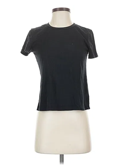 Pre-owned James Perse Active T-shirt In Black