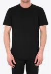 James Perse Crew-neck Cotton T-shirt In Black