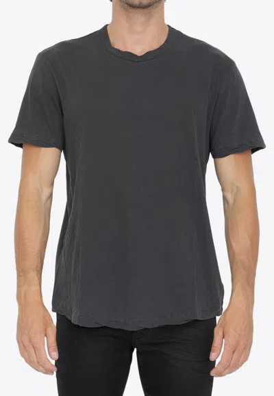 James Perse Short-sleeved T-shirt In Gray