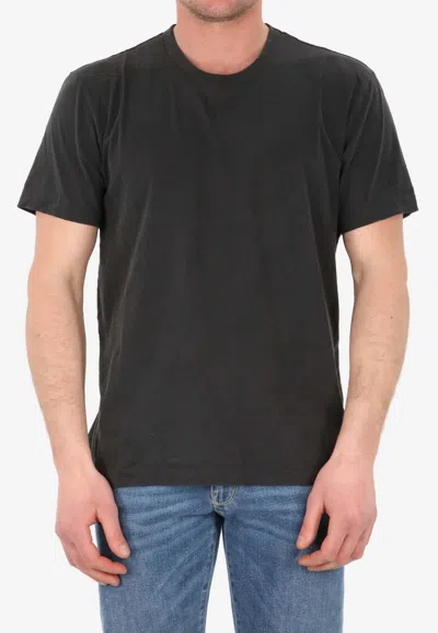 James Perse Basic Crewneck T-shirt In Black