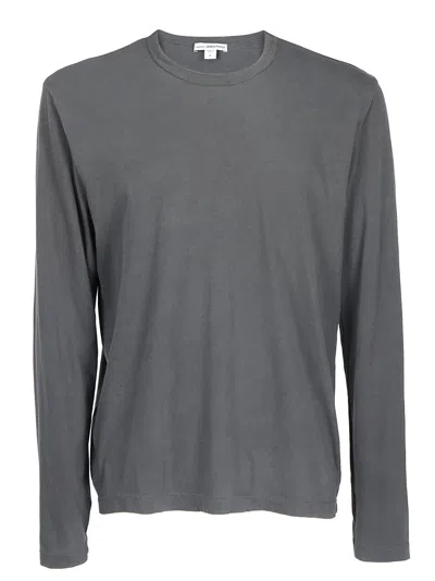 James Perse Basic T-shirt In Gray