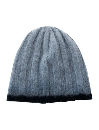 Pre-owned James Perse Beanie Hat In Blue