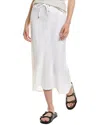 James Perse Bias Cut Linen Skirt