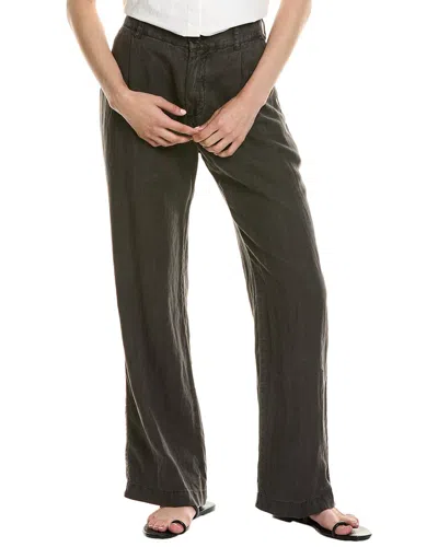 James Perse Bias Cut Linen Skirt In Black