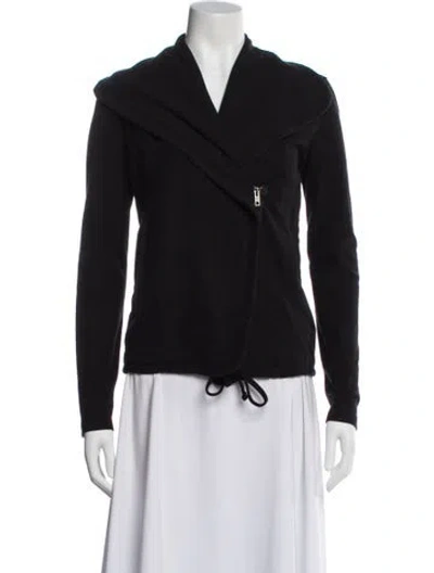 Pre-owned James Perse Biker Jacket In Black