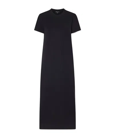 James Perse Cotton-blend Jersey Maxi Dress In Black