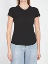 James Perse Little Boy Cotton Jersey T-shirt In Black