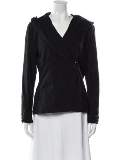 Pre-owned James Perse Blazer In Black