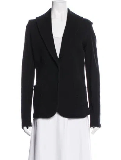 Pre-owned James Perse Blazer In Black