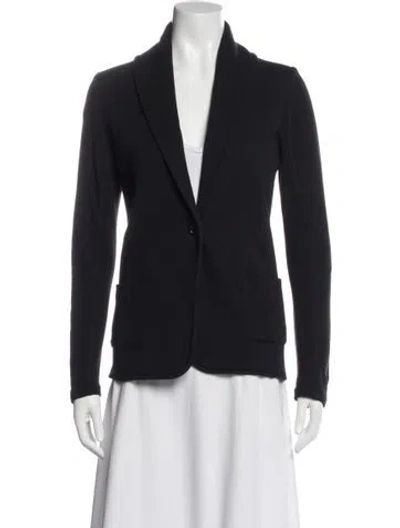 Pre-owned James Perse Blazer In Blue