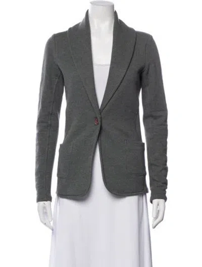 Pre-owned James Perse Blazer In Gray