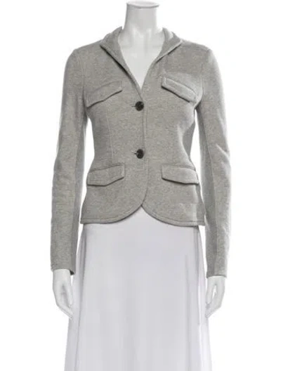 Pre-owned James Perse Blazer In Grey