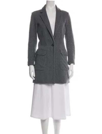 Pre-owned James Perse Blazer In Grey
