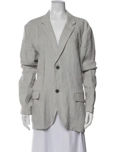 Pre-owned James Perse Blazer In Grey
