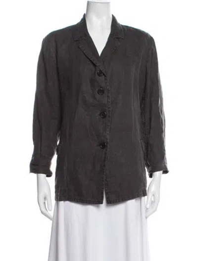 Pre-owned James Perse Blazer In Grey