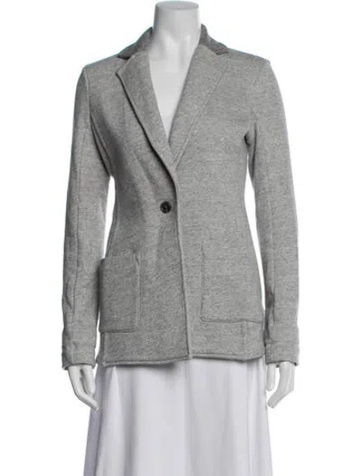 Pre-owned James Perse Blazer In Grey