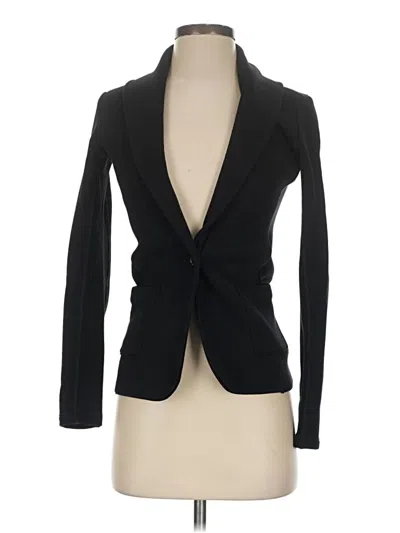 Pre-owned James Perse Blazer Jacket In Black