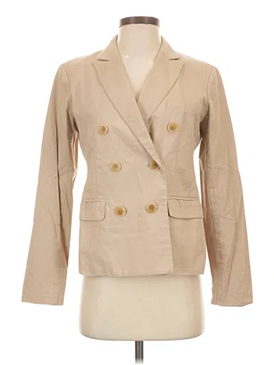 Pre-owned James Perse Blazer Jacket In Tan