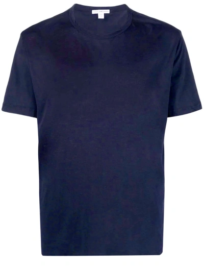 James Perse Blue Cotton T-shirt