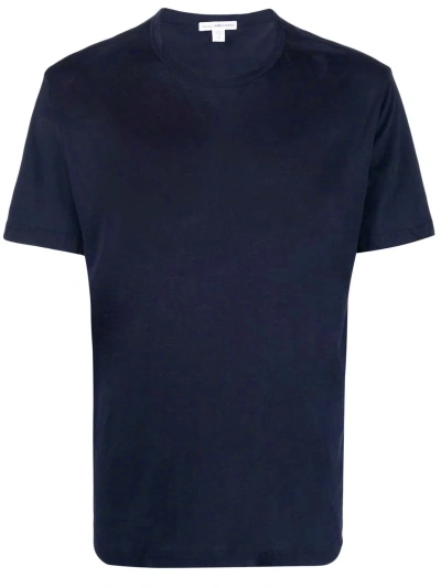 James Perse Blue Cotton T-shirt