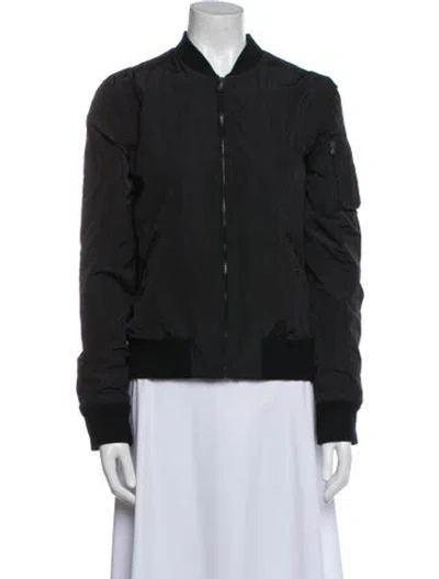 Pre-owned James Perse Bomber Jacket In Black