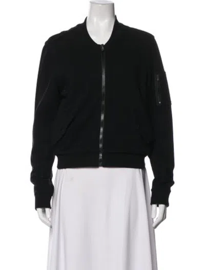 Pre-owned James Perse Bomber Jacket In Black