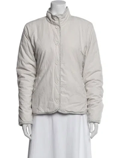 Pre-owned James Perse Bomber Jacket In Gray