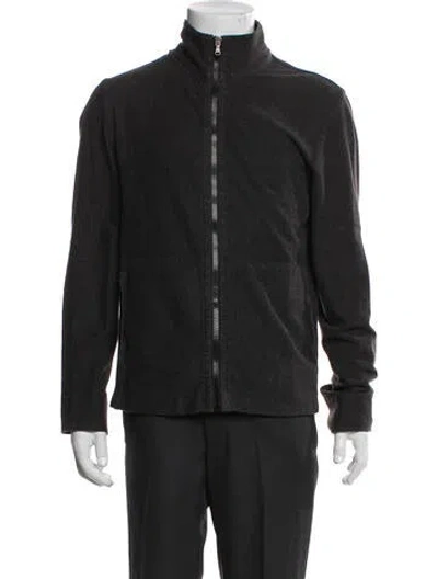 Pre-owned James Perse Bomber Jacket In Gray