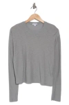James Perse Boxy Long Sleeve T-shirt In Breeze
