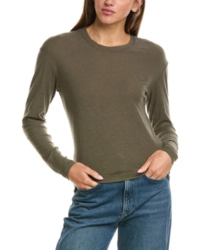 James Perse Boxy T-shirt In Green