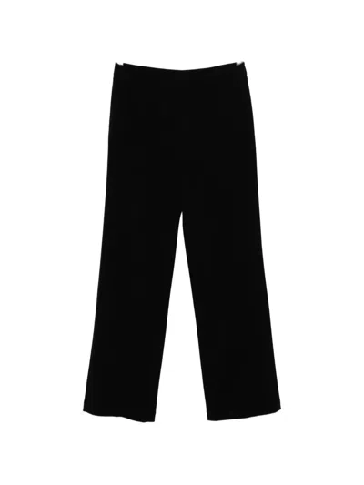James Perse Brushed Knit Trousers In Black