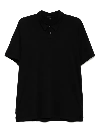 James Perse Brushed Lotus Polo Shirt In Blue
