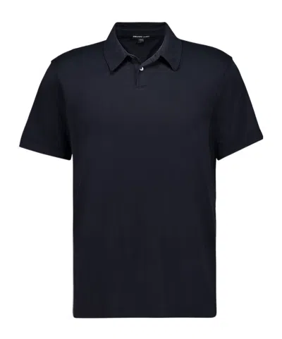 James Perse Brushed Lotus Polo Shirt In Blue