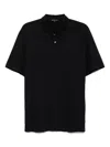 James Perse Brushed Lotus Polo Shirt In Blue