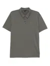 James Perse Brushed-lotus Polo Shirt In Green
