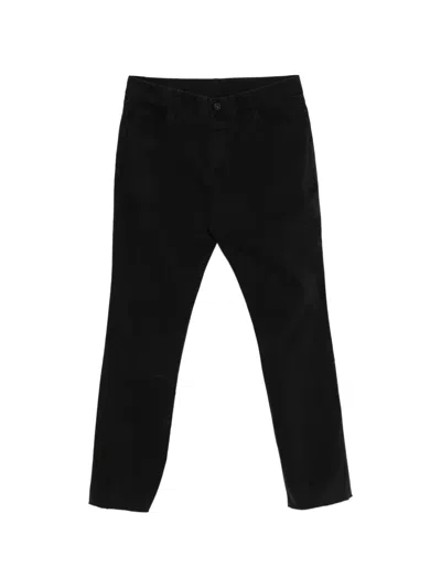 James Perse Brushed Twill Five-pocket Trousers In Black