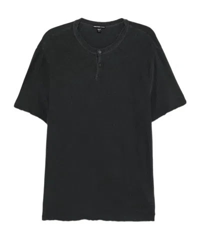 JAMES PERSE BUTTON DETAIL T-SHIRT