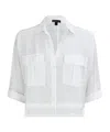 James Perse Button Shirt In White