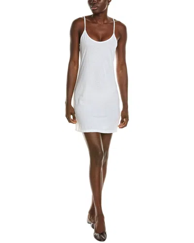 James Perse Cami Slip Dress In White