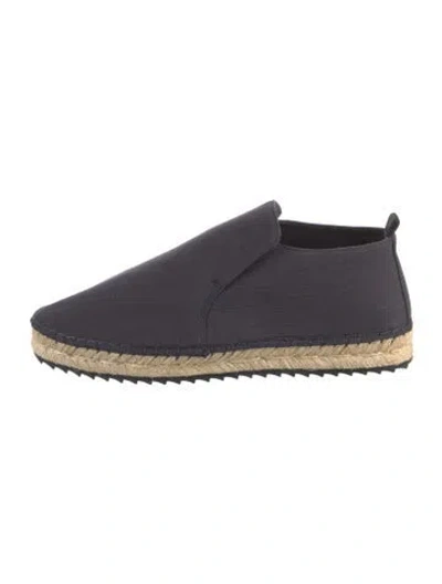 Pre-owned James Perse Canvas Espadrilles In Blue