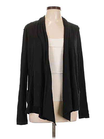 Pre-owned James Perse Cardigan Sweater In Black