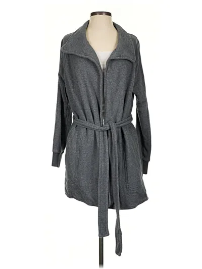 Pre-owned James Perse Cardigan Sweater In Gray