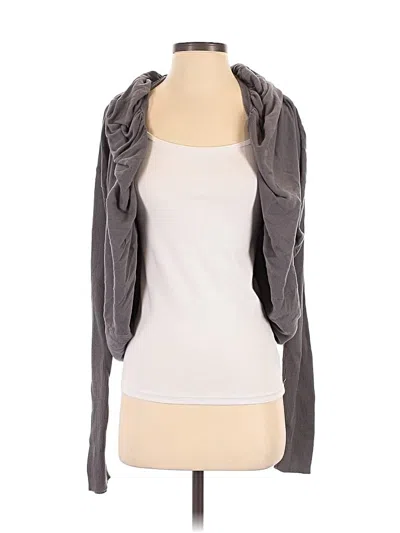 Pre-owned James Perse Cardigan Sweater In Gray