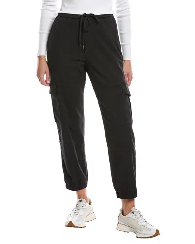James Perse Poplin Cargo Pant In Black