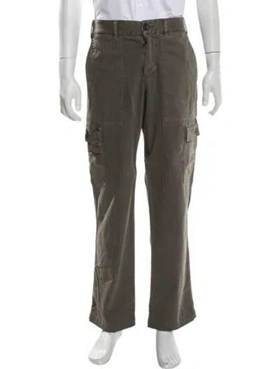 Pre-owned James Perse Cargo Pants In Green