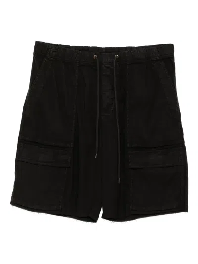 James Perse Cargo Shorts In Black