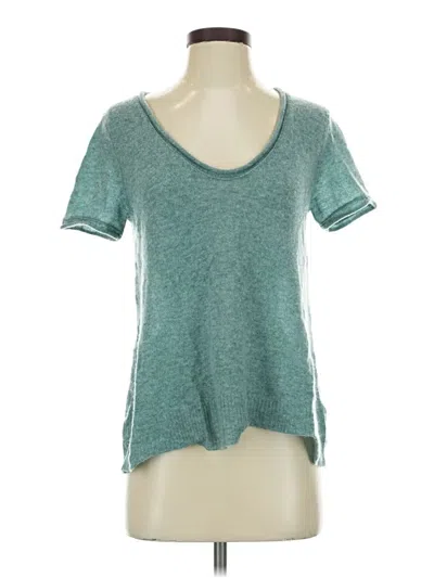 Pre-owned James Perse Cashmere Cardigan Sweater In Blue