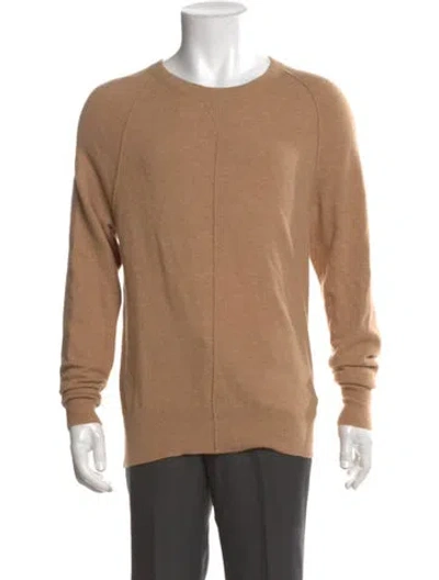 Pre-owned James Perse Cashmere Crew Neck Pullover In Neutral