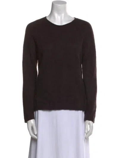 Pre-owned James Perse Cashmere Crew Neck Sweater In Black