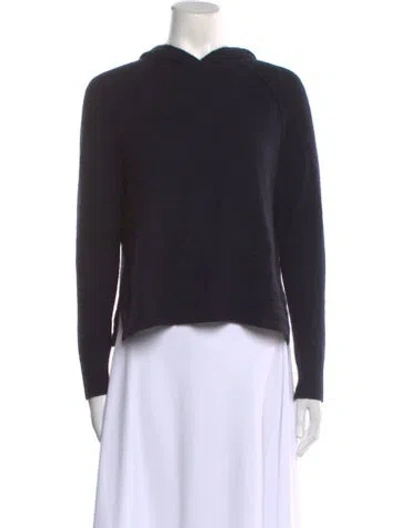 Pre-owned James Perse Cashmere Crew Neck Sweater In Black